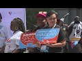 Victims of crime march to the California State Capitol