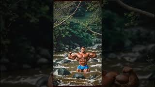 All WATER 💧#shorts #ai #water #bodybuilder #rapids #river