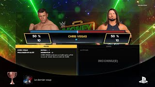 WWE 2K23 PS5 trophée Le dernier coup