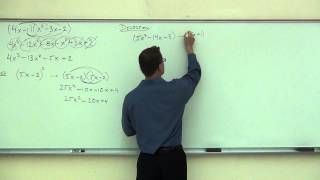 Intermediate Algebra Lecture C.4:  A BRIEF Review of Polynomial Mathematics