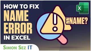 How to Fix the Name Error in Excel