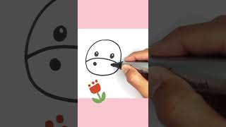💕Easy Animal Drawing | How to Draw a Cow🐮