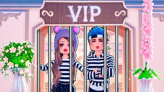 Locked in VALENTINE'S VIP Room With My BROTHER in Dress to Impress.