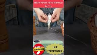 TEMU Vakum Alma Makinası | Özel İndirimli !