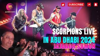 SCORPIONS LIVE IN ABU DHABI || JAJABOR SUMON'S COVER 2024