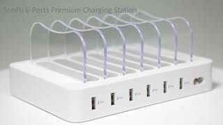 SOOPII Quick Charge 6 Port USB Charging Station Model - CS61