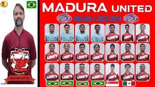 RESMI! Top Skuad Pemain MADURA UNITED - BRI Liga 1 2023-2024