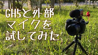 GH5で外部マイクテスト屋外編