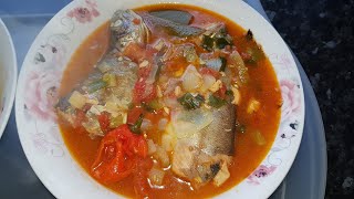 Mbisy ya mayi ya pepe soup//fish soup (Yorkshire Rainbow Trout)