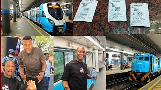 Day 1. Touring Gauteng including The Prasa Metro X-Trapolis. JHB to Germiston.07/10/23.