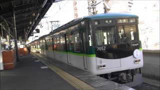 京阪電車＊＊＊４/３０　今日の７００２編成君