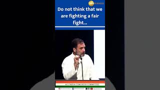 Rahul Gandhi’s Bold Statement: 'No Fair Fight Against BJP \u0026 RSS' | Congress vs BJP Clash