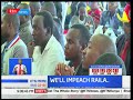 President Uhuru Kenyatta shows signs of defeat by NASA flag bearer Raila Odinga