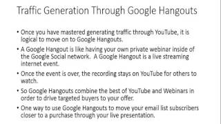 0020 a Traffic Generation Through Google Hangouts