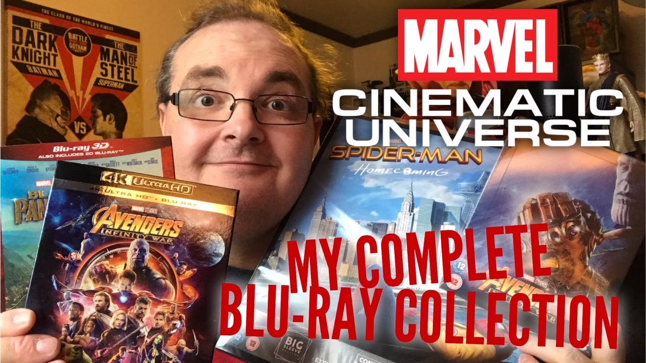 My Complete MARVEL CINEMATIC UNIVERSE Blu-ray Collection - YouTube