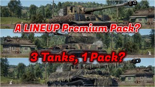 Tiger Ost, Tiger West, \u0026 Ostwind Ost Premium Packs! New Lineup Pack Premiums??? [War Thunder]