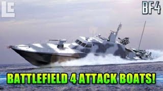 BF4 Attack Boat Gameplay \u0026 Customizations! (Battlefield 4 Gameplay/Commentary)