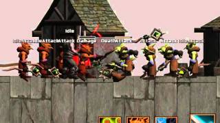 Unity3D, Side Scroll Action Game Prototype Test