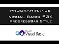 VISUAL BASIC | TUTORIAL #34 - ProgressBar Style [HD 2016]