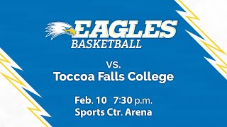 Eagles Basketball vs Toccoa Falls College at 7:30 p.m. on 2/10/2025