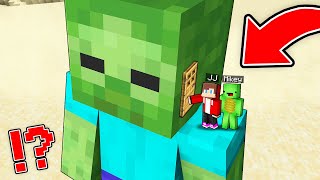 JJ And Mikey Found SECRET HOUSE inside ZOMBIE HEAD in Minecraft Maizen