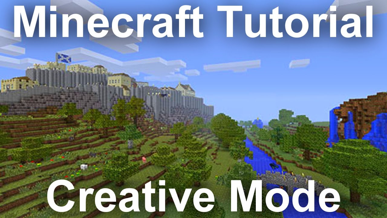 *NEW* Minecraft Tutorial- The Basics To Creative Mode! - YouTube