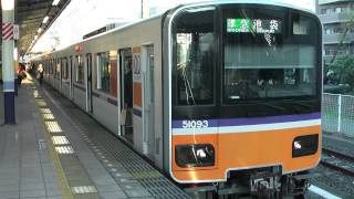 ５００９０系東武東上線準急池袋行き志木駅入線～発車その２