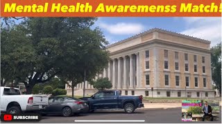 Mental Health Awareness March in Historic Downtown San Angelo #sanangelo #historical #downtown