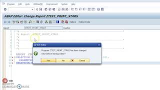 How to Print Stars in SAP ABAP.