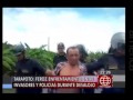 vea imágenes de desalojo invasores de terrenos en tarapoto