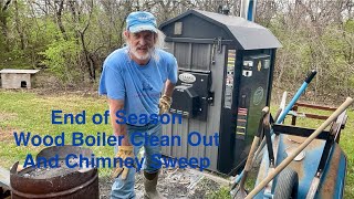 How to Clean out your Outdoor Boiler, wood furnace - Chimney Sweep