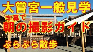 大嘗宮一般見学 字幕で朝の撮影ガイド ぷらぷら散歩 大嘗祭,天皇陛下即位,伊勢神宮,皇居乾通り,高御座