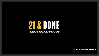 21 Day At Home Challenge Leg Day Quad Focus