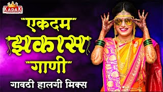 एकदम झकास गाणी | Nonstop Marathi Dj Song | गावठी हालगी मिक्स  | Halgi Mix Song | Kadak Marathi