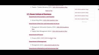 Academic Maps - Transfer Advising Program UH