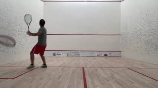 Serious Squash Backhand Volley Drive Power