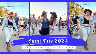 Saint-Tite 2024, outfit, camping, rodéo, amis! || C'est Miriam