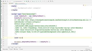 2. Styling web components using Constructable Stylesheets - introduction