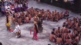 【バリ島】ウルワツ寺院の夕日とケチャ【BALI, Uluwatu Temple, Kecak】