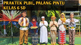 INI DIA AKSI ANAK-ANAK DI PRAKTEK PLBJ PALANG PINTU  KELAS 6 SD !!