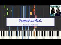 The Black Keys - Psychotic Girl [SYNTHESIA PIANO TUTORIAL]