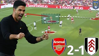 How Arteta Overcame Fulham's Tactical Setup | Arsenal vs Fulham 2-1 | Tactical Analysis