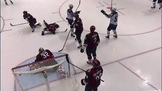 Jets' Scheifele sets up Connor with perfect pass from behind the net