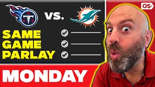 Titans-Dolphins & Packers-Giants NFL Parlay Picks Today | NFL Same Game Parlay | Week 15 MNF