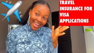 HOW TO GET TRAVEL & HEALTH INSURANCE  FOR VISA APPLICATIONS