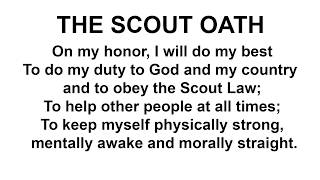 THE SCOUT LAW AND THE SCOUT OATH