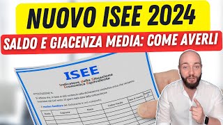 ISEE 2024 documenti: come ottenere saldo e giacenza media dei conti