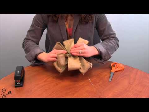 DIY Burlap Bow DIY Burlap Bow