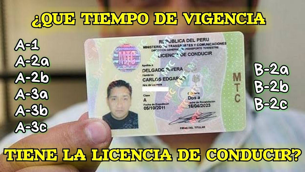 ¿Que Tiempo De Vigencia Tiene La Licencia De Conducir? - YouTube