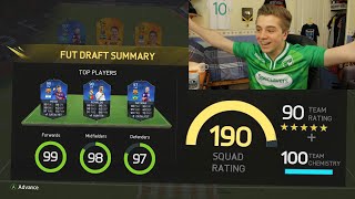 FIFA 16 - MY BEST OF 50 DRAFTS | THE FABLED 190!